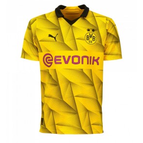 Lacne Muži Futbalové dres Borussia Dortmund 2023-24 Krátky Rukáv - Tretina